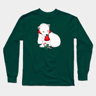 Christmas Polar Bear Long Sleeve T-Shirt